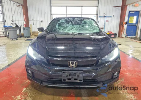 2020 Honda Civic Sport z USA, uszkodzony, nr VIN 2HGFC2E82LH544481